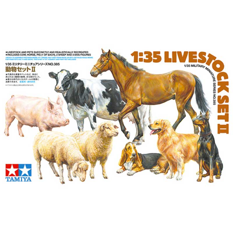 Tamiya 35385 1/35 Livestock Set 2