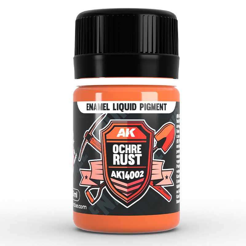 AK Interactive AK14002 35ml Ochre Rust - Liquid Pigment