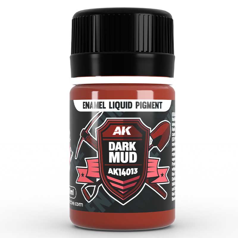 AK Interactive AK14013 35ml Dark Mud - Liquid Pigment