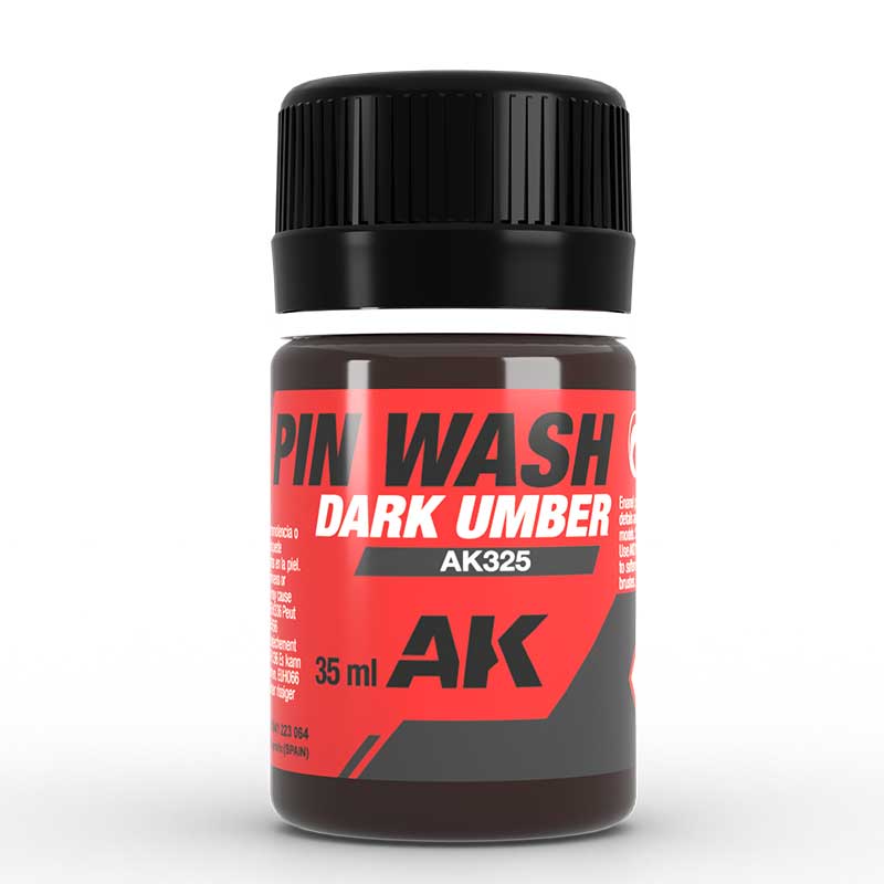 AK Interactive AK325 35ml Dark Umber Pin Wash