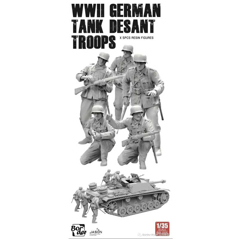 Border Model BR-005 1/35 German WWII – Wehrmacht Troops (Resin)