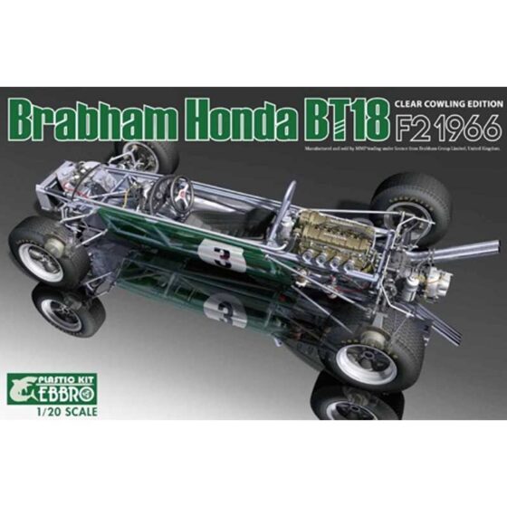 1/20 BRABHAM Honda BT18 Clear Cowling E025 Ebbro 1/20 BRABHAM Honda BT18 Clear Cowling E025 Ebbro
