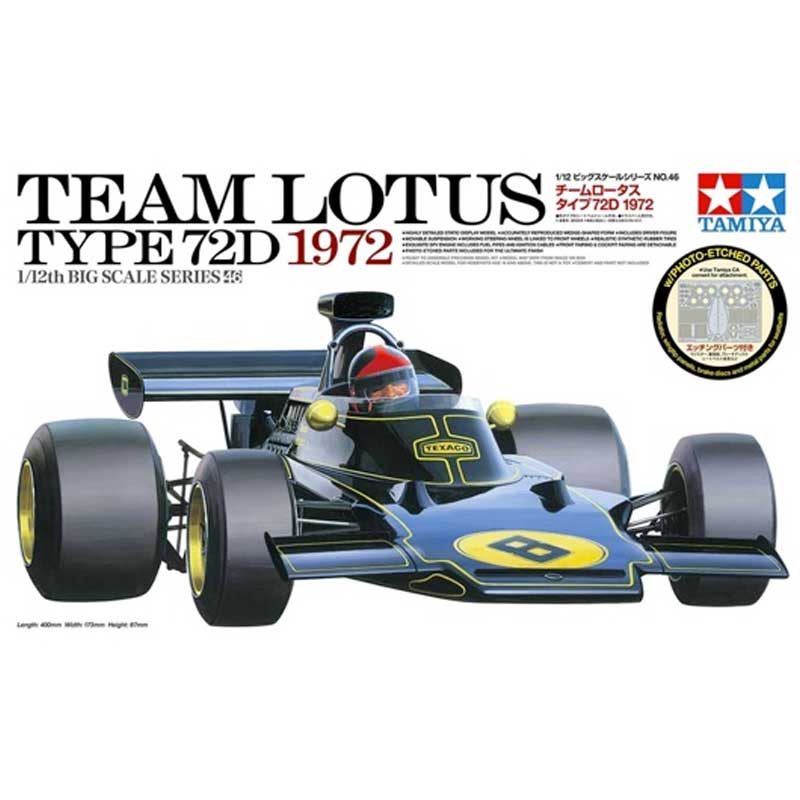 Tamiya 12046 1/12 Team Lotus Type 72D 1972