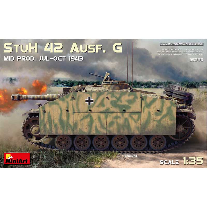 Miniart 35385 1/35 StuH 42 Ausf.G Mid Prod (Jul-Oct 1943)