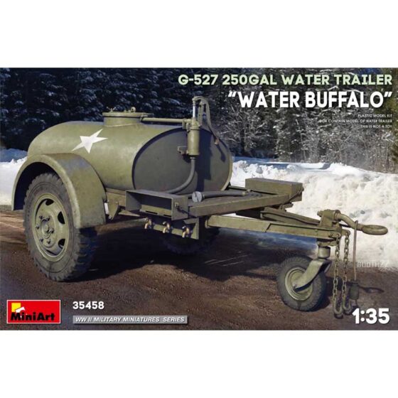Miniart G-527 250gal Water Trailer Water Buffalo (1/35) 35458 Miniart G-527 250gal Water Trailer Water Buffalo (1/35) 35458
