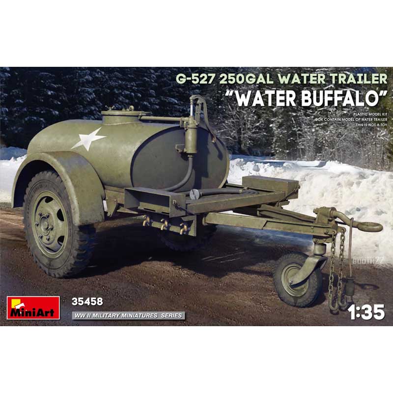 Miniart 35458 1/35 G-527 250gal Water Trailer 'Water Buffalo'