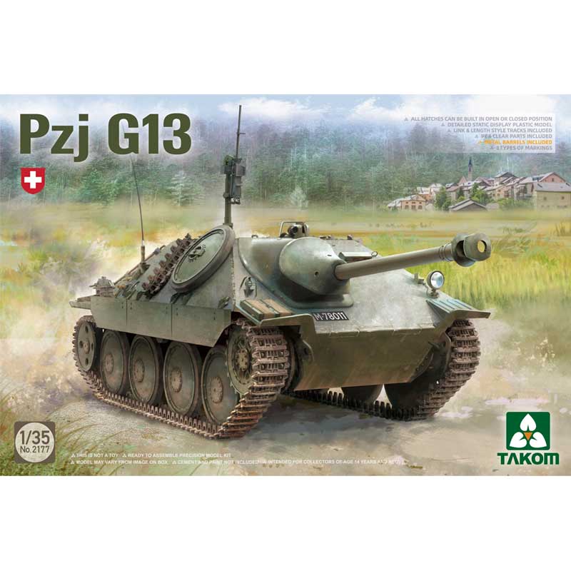 Takom 02177 1/35 Swiss Panzerjager G 13 ca.1946-72