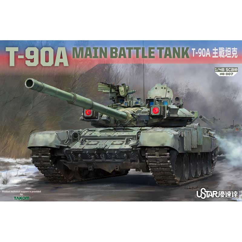 U-Star O007 1/48 Russian T-90A Main Battle Tank