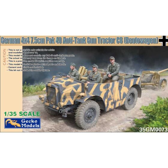 Gecko Models German Pak 40 Beutewagen Tractor (1/35) 35GM0073 Gecko Models German Pak 40 Beutewagen Tractor (1/35) 35GM0073