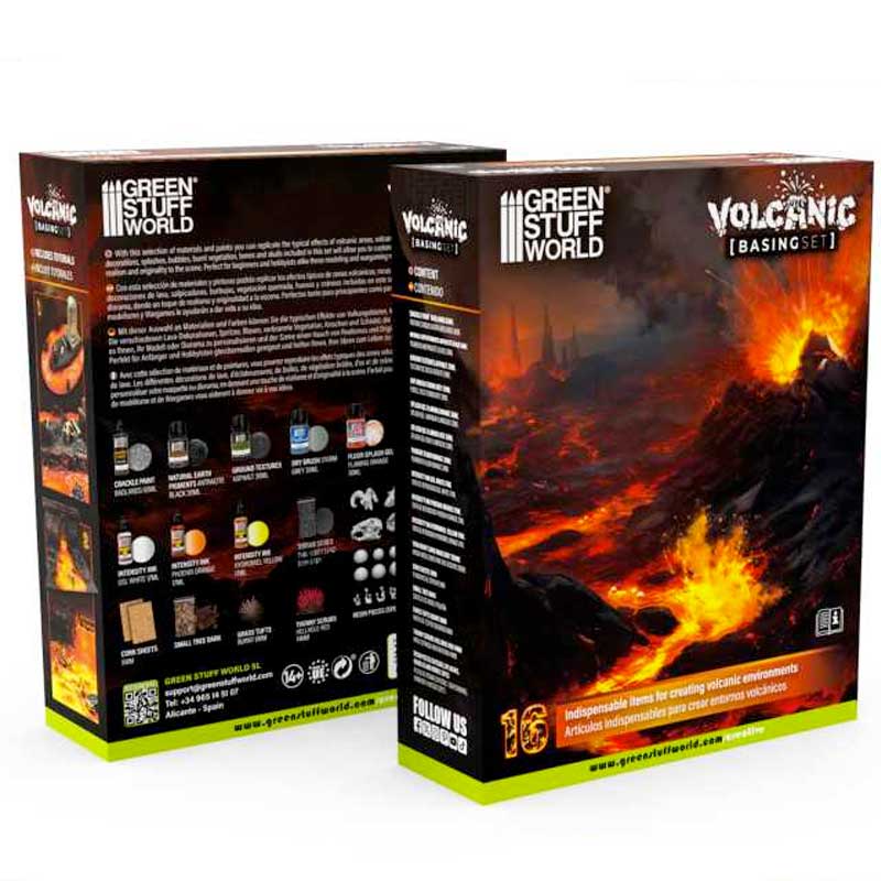 GreenStuffWorld 11643 Basing Sets - Volcanic