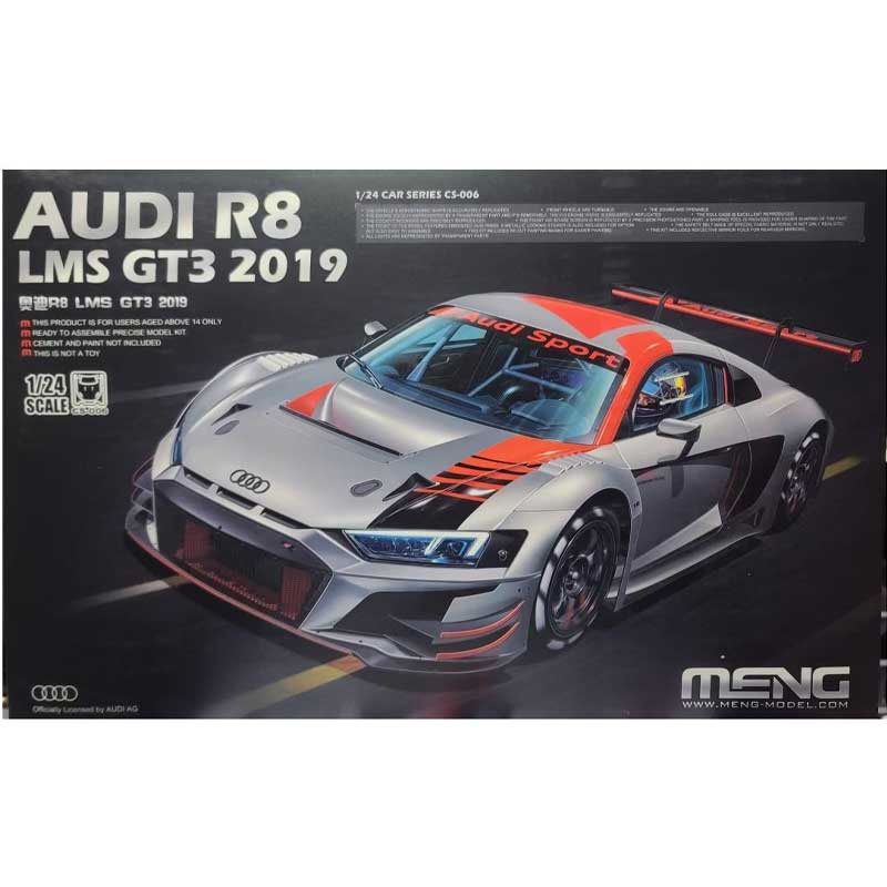 Meng Model CS-006 1/24 Audi R8 LMS GT3 2019