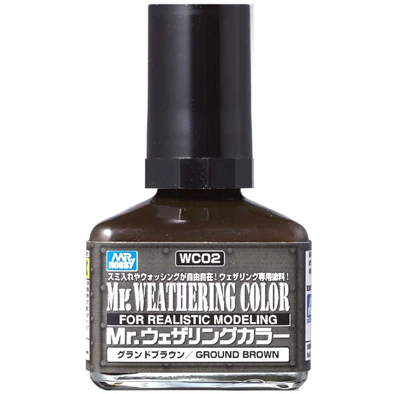 Mr Hobby WC-02 40ml Mr Weathering Color Ground Brown