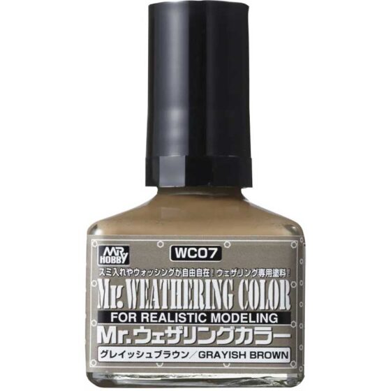 Mr Hobby - Mr Weathering Color Grayish Brown (40ml) WC-07 Mr Hobby - Mr Weathering Color Grayish Brown (40ml) WC-07