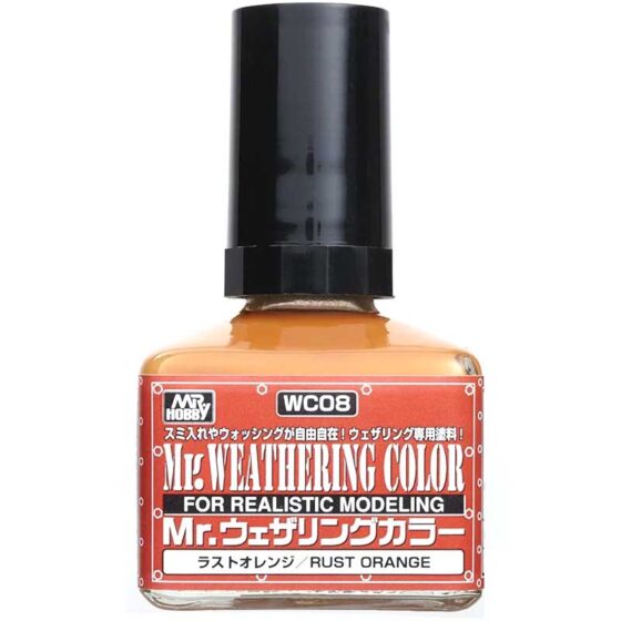 Mr Hobby - Mr Weathering Color Rust Orange (40ml) WC-08 Mr Hobby - Mr Weathering Color Rust Orange (40ml) WC-08