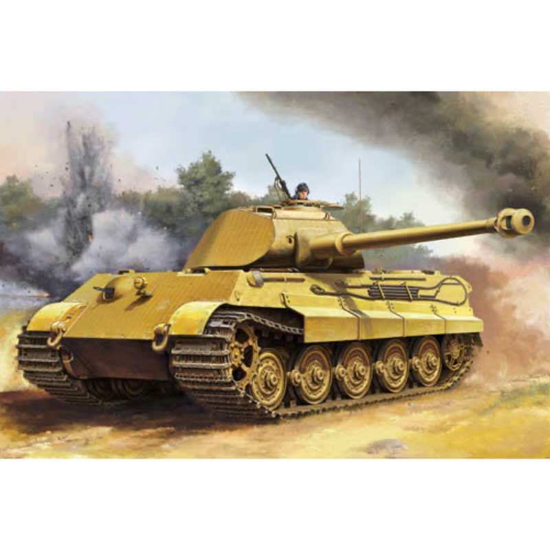 Trumpeter 00948 1/16 PzKpfw VI SdKfz 182 Tiger II Curved-Front First Production Fgst Nr 280009 (P)