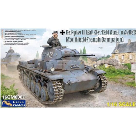 Gecko Models German Pz.Kpfw II Sd.Kfz.121 (1/16) 16GM0007 Gecko Models German Pz.Kpfw II Sd.Kfz.121 (1/16) 16GM0007