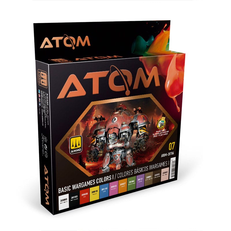 Basic Wargames Colors I ATOM-20706 Ammo