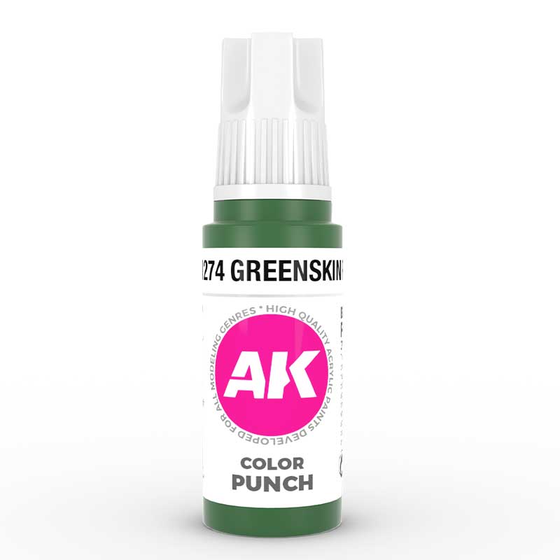 AK Interactive AK11274 17ml Greenskin Punch Color Punch