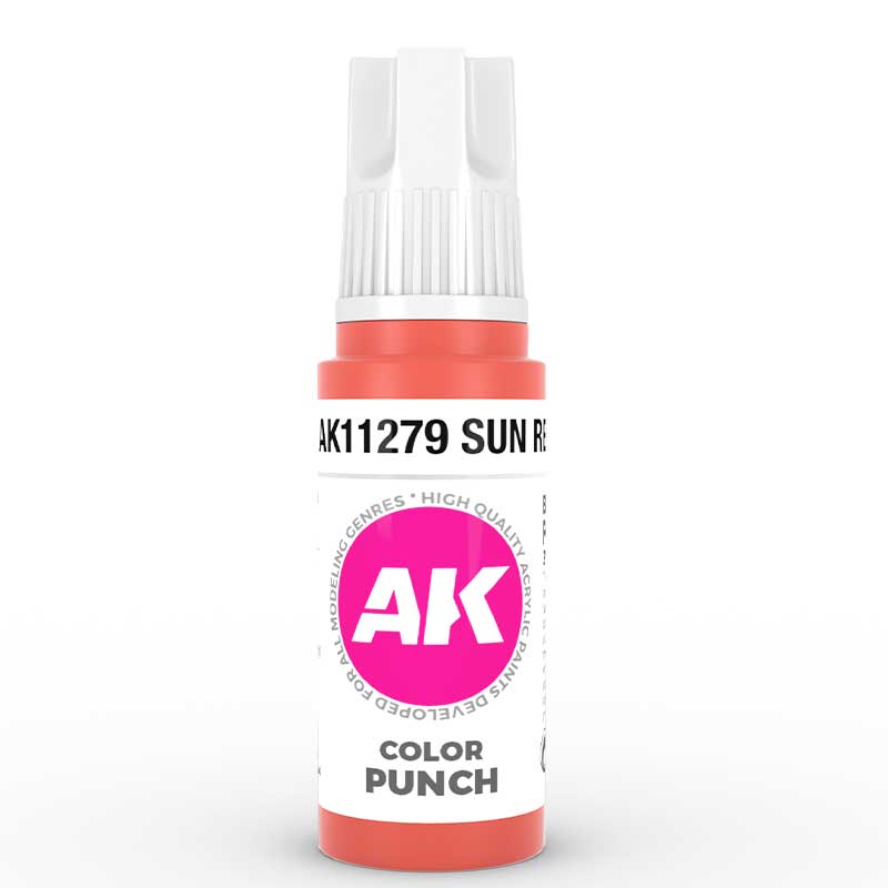 AK Interactive AK11279 17ml Sun Red Color Punch