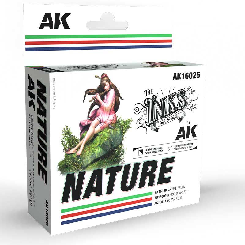 AK Interactive AK16025 Nature - Set - The Inks