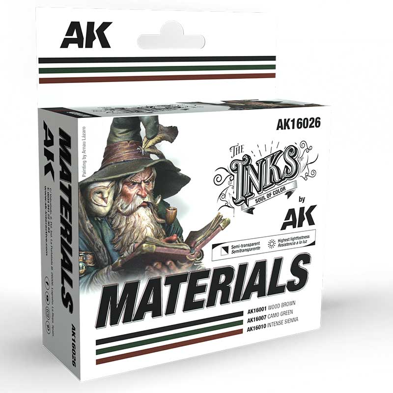 AK Interactive AK16026 Materials - Set - The Inks