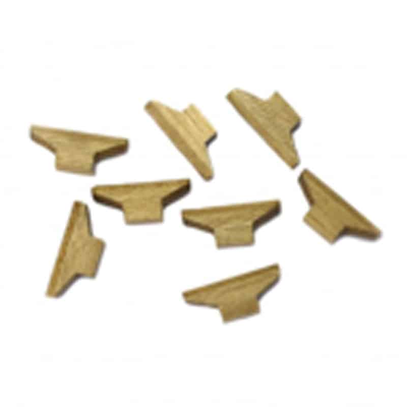 Metal Cleaf Wallnut 6X12mm (8u) AL8584 Artesania Latina