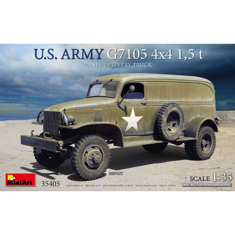 Miniart 35405 1/35 G7105 4x4 1.5t US Army Panel Delivery Truck