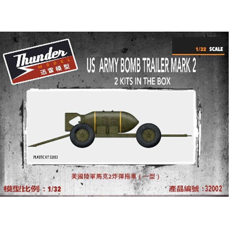 Thunder Model 32002 1/32 US Army Bomb Trailer Mark 2 Mod.1