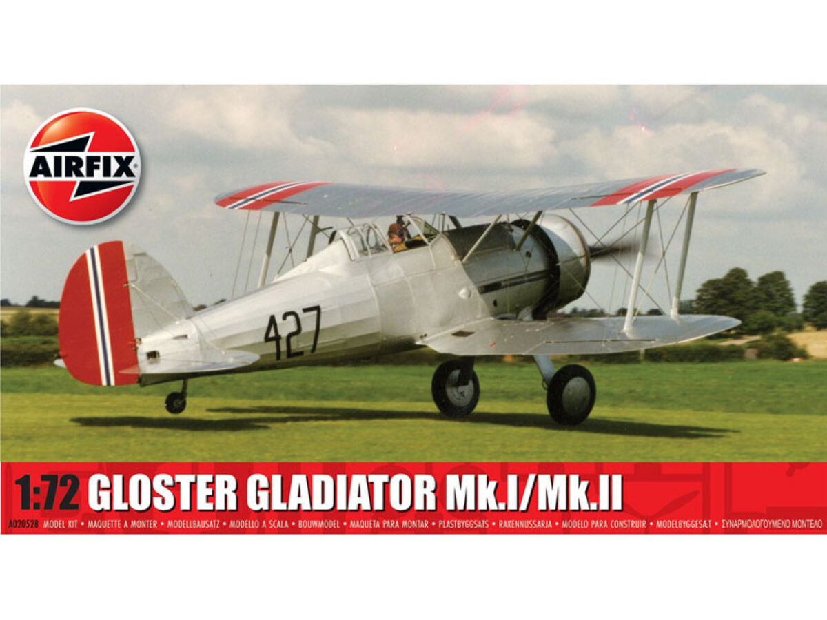 Airfix Gloster Gladiator Mk.I/Mk.II (1/72) A02052B – Scale