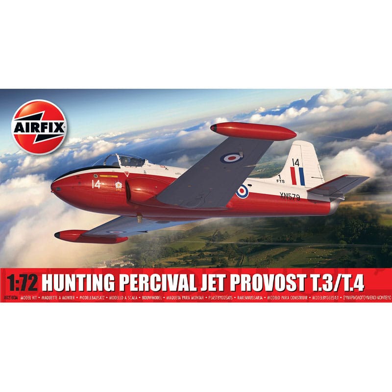 Airfix Hunting Percival Jet Provost T.3/T.4 (1/72) A02103A
