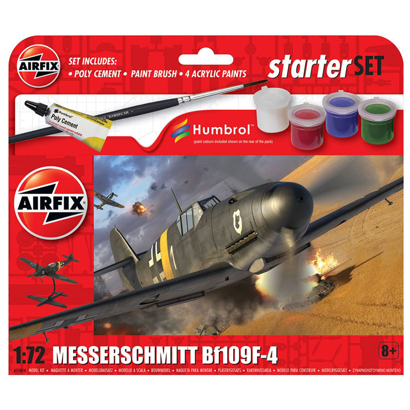 Airfix A55014 1/72 Starter Set - Messerschmitt Bf109F-4