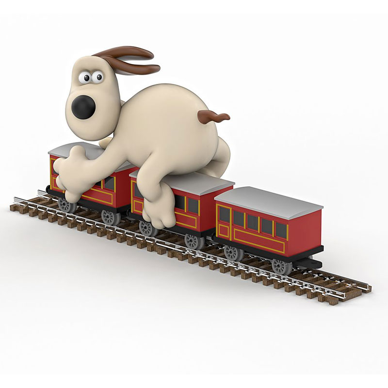 Corgi CC80603 Wallace & Gromit - The Wrong Trousers - Gromit & Coaches
