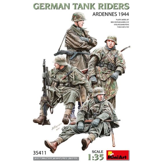 Miniart German Tank Riders (Ardennes 1944) (1/35) 35411 Miniart German Tank Riders (Ardennes 1944) (1/35) 35411