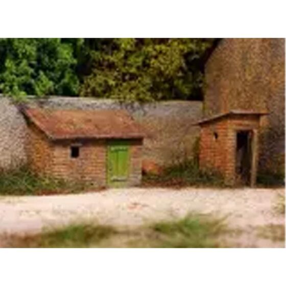 Outhouse With Shed (H0) 98529 Model Scene Outhouse With Shed (H0) 98529 Model Scene