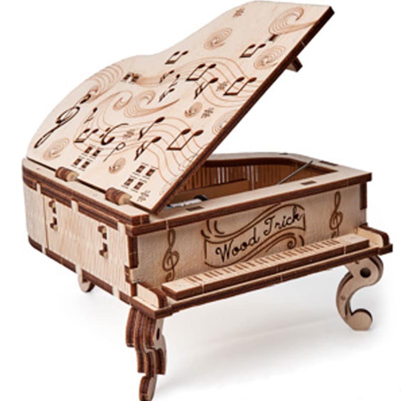 Grand Piano ( music box) WDTK041 Wood Trick