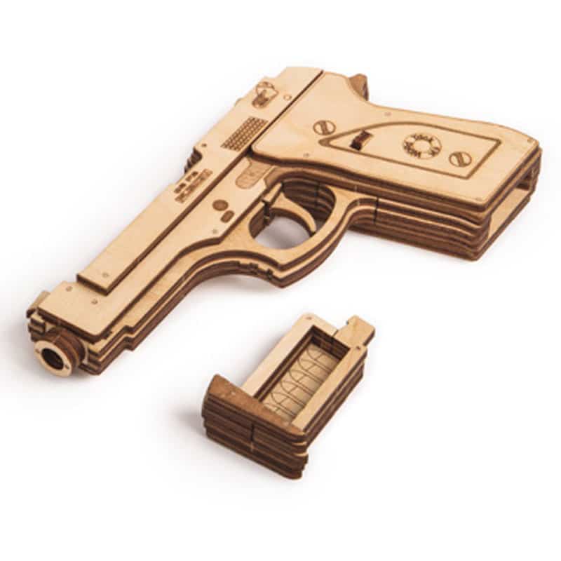 Gun M1 + Shooting Range WDTK059 Wood Trick