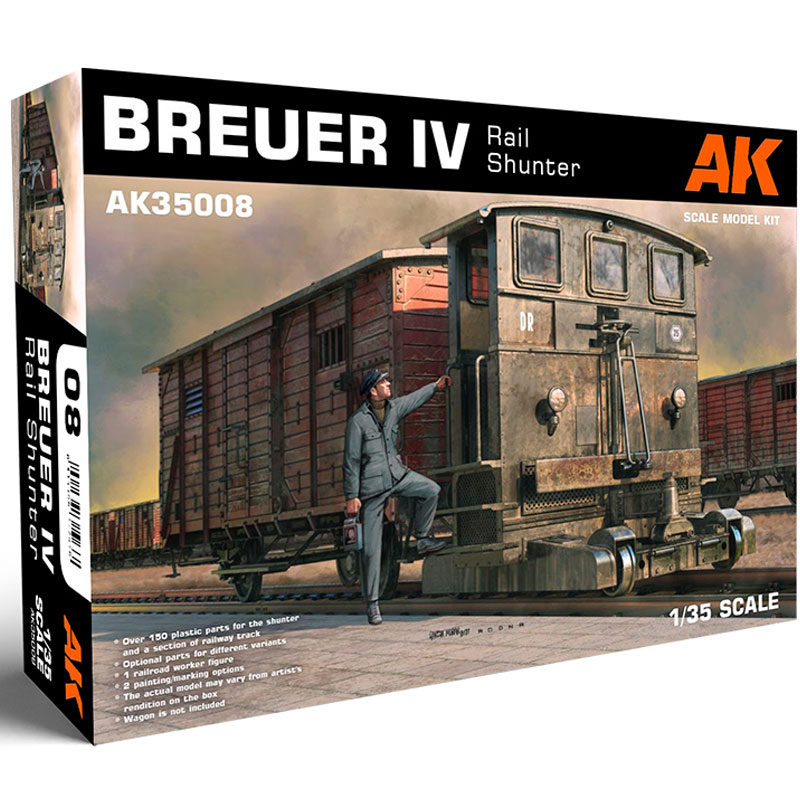 AK Interactive AK35008 1/35 Breuer IV Rail Shunter