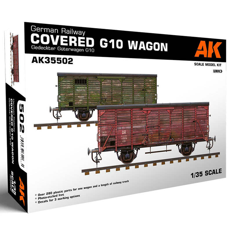 AK Interactive AK35502 1/35 German Railway Covered G10