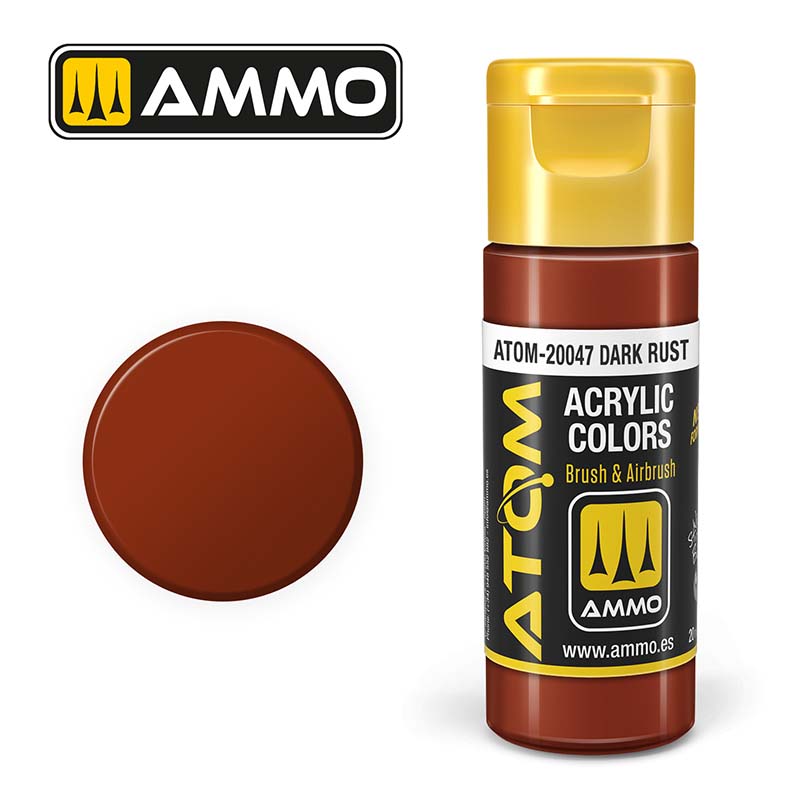 Ammo ATOM-20047 ATOM COLOR Dark Rust