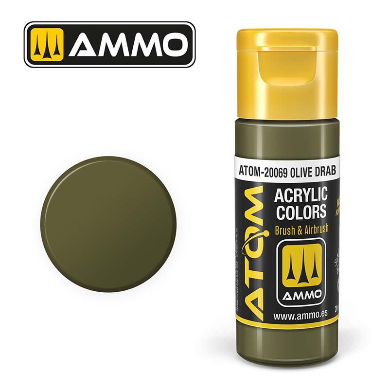 Ammo ATOM-20069 ATOM COLOR Olive Drab