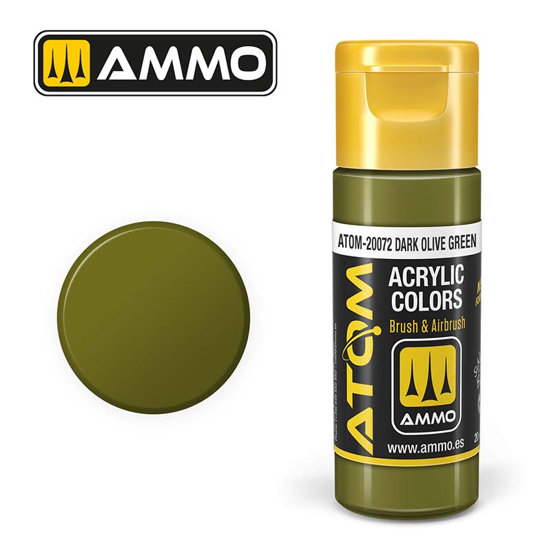 Ammo ATOM-20072 ATOM COLOR Dark Olive Green