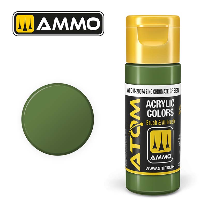 Ammo ATOM-20074 ATOM COLOR Zinc Chromate Green
