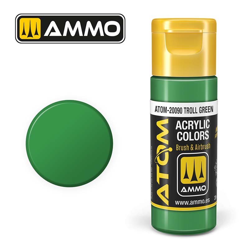 Ammo ATOM-20090 ATOM COLOR Troll Green