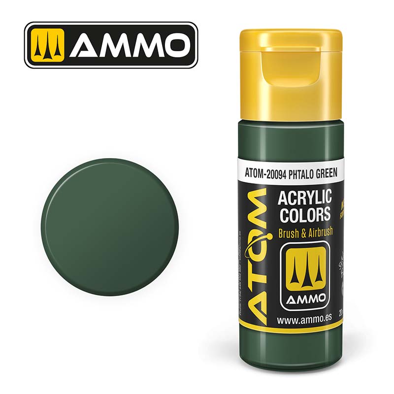 Ammo ATOM-20094 ATOM COLOR Phtalo green