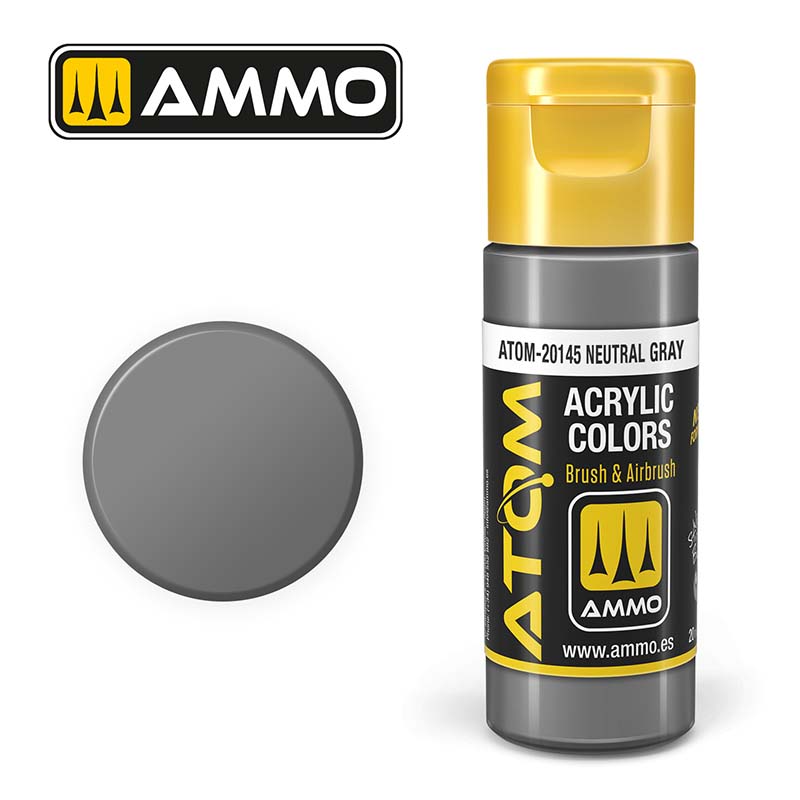 Ammo ATOM-20145 ATOM COLOR Neutral Gray