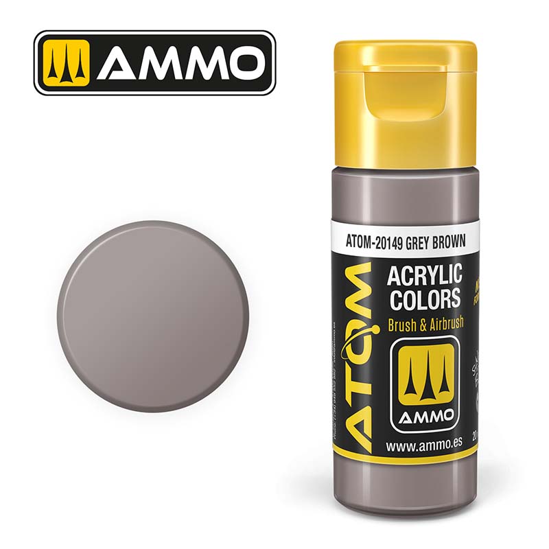 Ammo ATOM-20149 ATOM COLOR Grey Brown