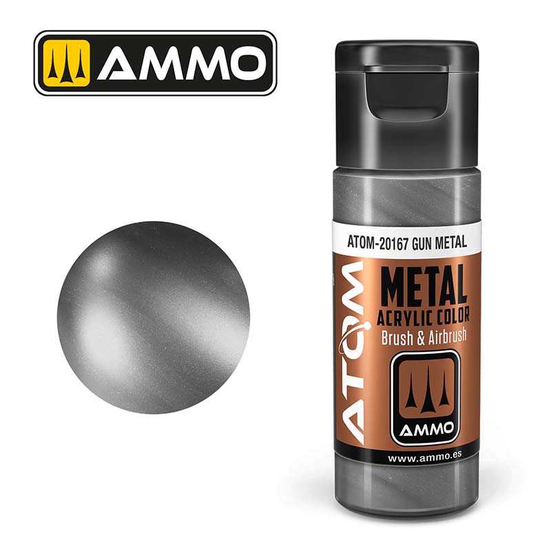Ammo ATOM-20167 ATOM METALLIC Gun Metal