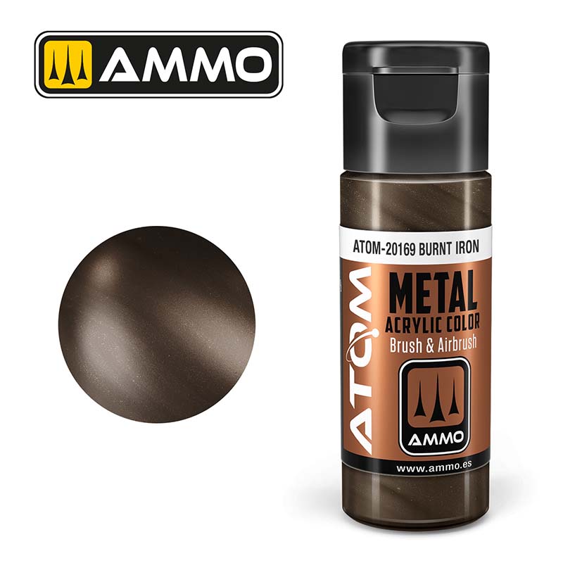 Ammo ATOM-20169 ATOM METALLIC Burnt Iron