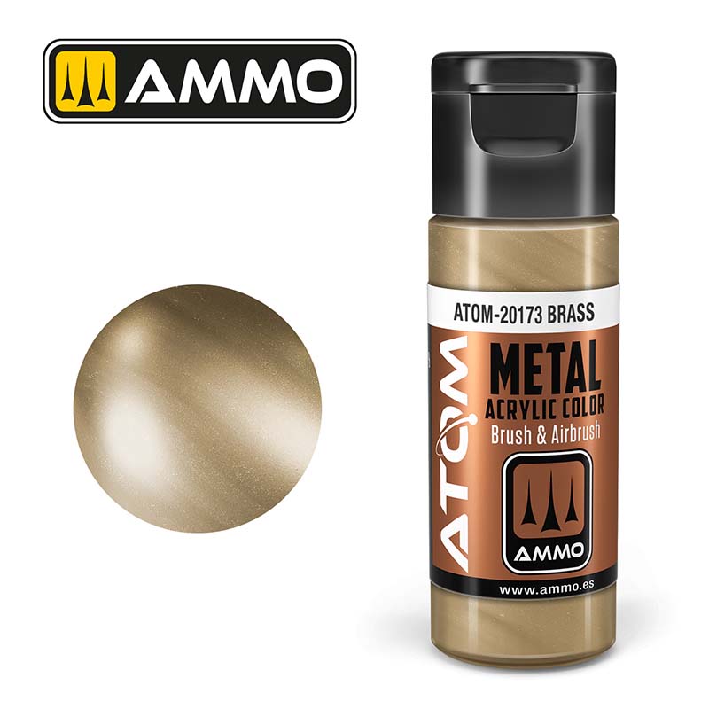 Ammo ATOM-20173 ATOM METALLIC Brass