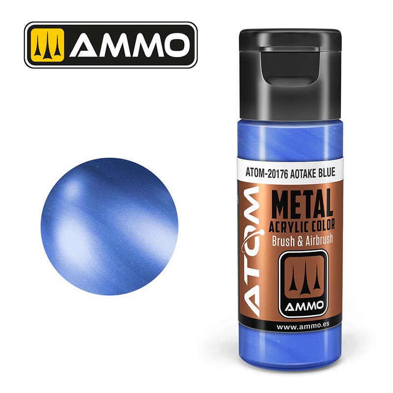 Ammo ATOM-20176 ATOM METALLIC Aotake Blue